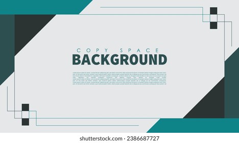 Vector Geometric Background Copy Space Template