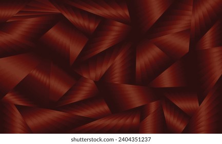 Vector. Geometric background design. Modern design for templates, covers, web...Dark red brown abstract background.