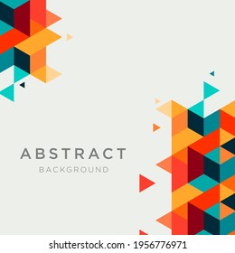 vector Geometric background design template.