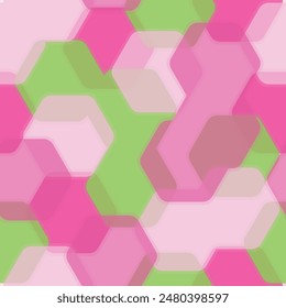  Vector geometric background with fade linear hexagons. Modern stylish texture vector ornament