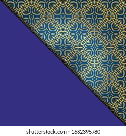 Vector geometric background for greeting invitation card, design element. Place for text. 