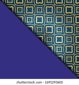 Geometrischer Hintergrund der Vektorillustration für Grußkarte, Design-Element. Platz für Text. 