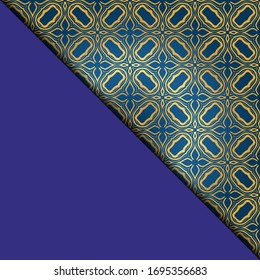 Vector geometric background for greeting invitation card, design element. Place for text. 