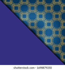 Vector geometric background for greeting invitation card, design element. Place for text. 