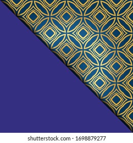 Vector geometric background for greeting invitation card, design element. Place for text. 