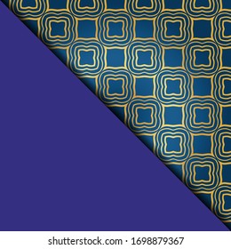 Vector geometric background for greeting invitation card, design element. Place for text. 