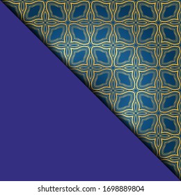 Vector geometric background for greeting invitation card, design element. Place for text. 