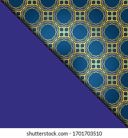 Vector geometric background for greeting invitation card, design element. Place for text. 