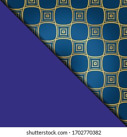 Vector geometric background for greeting invitation card, design element. Place for text. 