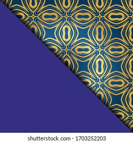 Vector geometric background for greeting invitation card, design element. Place for text. 