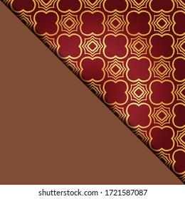 Vector geometric background for greeting invitation card, design element. Place for text. 