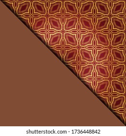 Vector geometric background for greeting invitation card, design element. Place for text. 