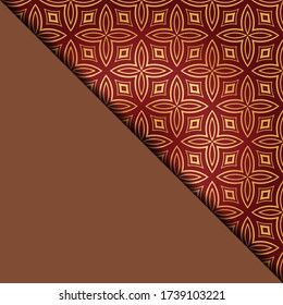Vector geometric background for greeting invitation card, design element. Place for text. 