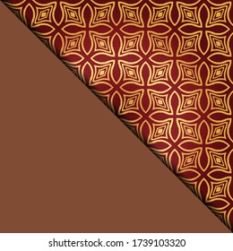 Vector geometric background for greeting invitation card, design element. Place for text. 