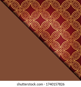 Vector geometric background for greeting invitation card, design element. Place for text. 