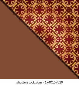 Vector geometric background for greeting invitation card, design element. Place for text. 