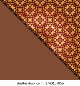 Vector geometric background for greeting invitation card, design element. Place for text. 