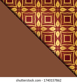 Vector geometric background for greeting invitation card, design element. Place for text. 