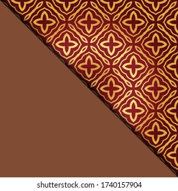 Vector geometric background for greeting invitation card, design element. Place for text. 