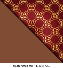 Vector geometrischer Hintergrund für die Begrüßung Einladungskarte, Design Element. Ort für Text. 