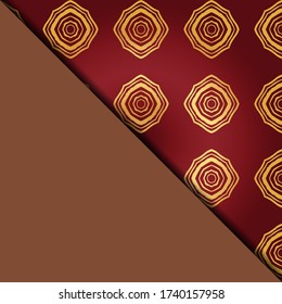 Vector geometric background for greeting invitation card, design element. Place for text. 