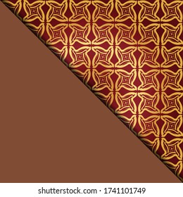 Vector geometric background for greeting invitation card, design element. Place for text. 