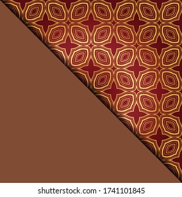 Vector geometric background for greeting invitation card, design element. Place for text. 