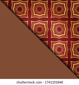 Vector geometric background for greeting invitation card, design element. Place for text. 