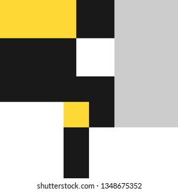 Vector Geometric Background in Material Design style. Universal Simple Minimalistic Colorful Pattern based on Grid and keyline shapes. Artwork for Business Web Presentation Cover Fabric. Indigo Pink