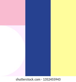 Vector Geometric Background in Material Design style. Universal Simple Minimalistic Colorful Pattern based on Grid and keyline shapes. Artwork for Business Web Presentation Cover Fabric. Indigo Pink