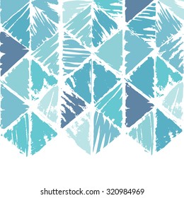 Vector geometric background with place for text. Abstract creative concept for flyer, invitation, greeting card, placards, diary, notebook, poster design. Grunge triangle background.