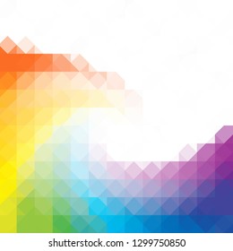 Vector geometric background. polygonal style. color illustration