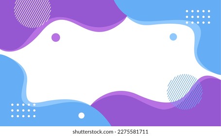 Vector geometric background with purple and blue abstract shapes, used for Wallpaper, poster design, banners, templates and more