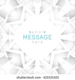 vector geometric background of rhombus and triangles with place for text