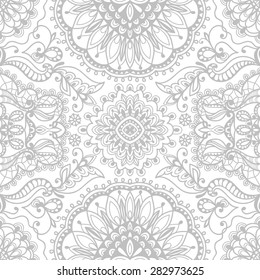 Vector geometric background with seamless texture. Tribal ethnic ornament. Islamic Arabic pattern.