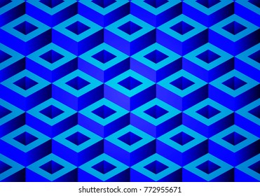 Vector geometric background of squares