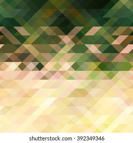Vector geometric background with triangles. Colorful low poly illustration for card, poster or wallpaper.