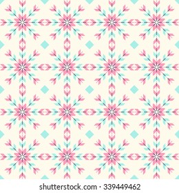 Vector Geometric background, Tribal seamless pattern, ethnic collection, aztec stile