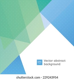 Vector geometric background. Universal colorful template with place for your text. 