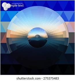 Vector geometric background for use in your design of brochures, booklets, banners, in web pages  and others.