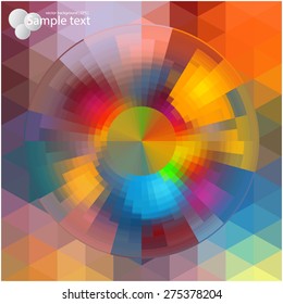 Vector geometric background for use in your design of brochures, booklets, banners, in web pages  and others.