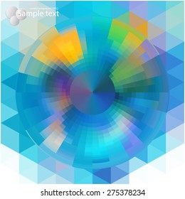 Vector geometric background for use in your design of brochures, booklets, banners, in web pages  and others.