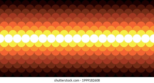 Vector geometric background in warm colors and vibrant tones. dynamic and energetic