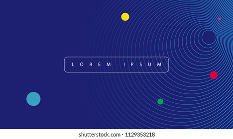 Vector geometric background. Web banner, flyer design