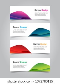 Vector Geometric Banner background web template