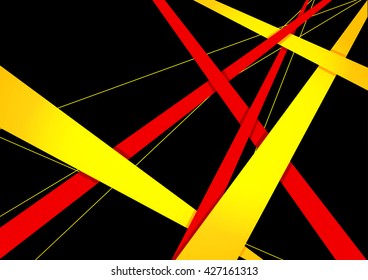 Vector geometric banner in Germany flag concept, Poster Template Vector Background