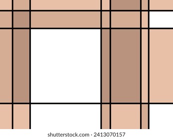 Vektor-geometrischer Beige-Ton mit Quadraten und Rechtecken. Design für Cover, Wallpaper, Karten, Banner, Hintergründe