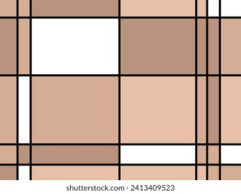 Tono vectorial geométrico beige con cuadrados y rectángulos. Diseño para cubiertas, fondos de escritorio, tarjetas, pancartas, fondos