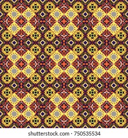 Abstract Mughal Motif Pattern Background Design Stock Vector (Royalty ...