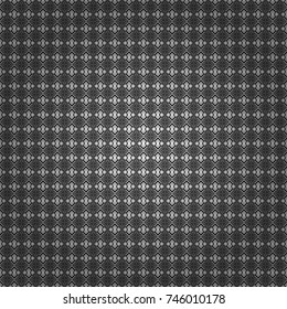 Vector geometric black, white and gray flat seamless pattern.